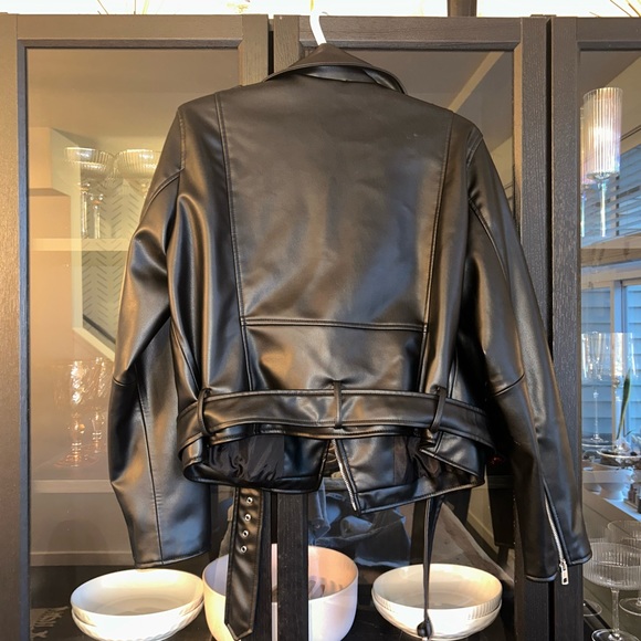 Zara Faux Leather Jacket - XL - Picture 2 of 4